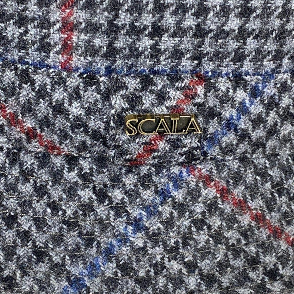 Scala Shape-able Brim Small Checker Pattern Hat - Picture 5 of 12